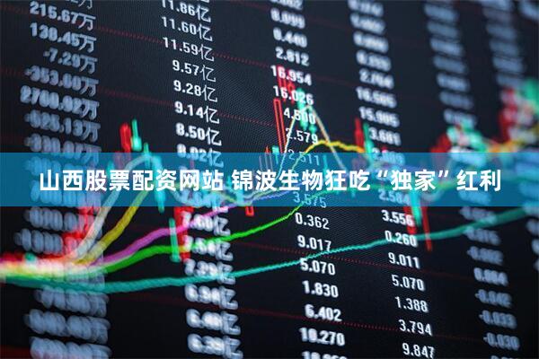 山西股票配资网站 锦波生物狂吃“独家”红利